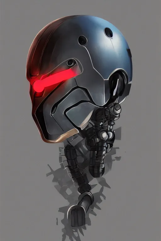 Image similar to robot ninja mask helmet metal gear solid training suit swat commando, aesthetic octane render, 8 k hd resolution, by ilya kuvshinov and cushart krentz and gilleard james, by carl warner and jim woodring, trending on artstation : 1. 5, sweet joy harmony color scheme