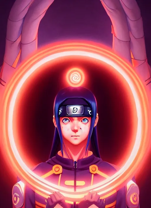 Image similar to symmetry!! naruto, naruto anime, glowing lights!! intricate, elegant, highly detailed, digital painting, artstation, concept art, smooth, sharp focus, illustration, art by artgerm and greg rutkowski and alphonse mucha