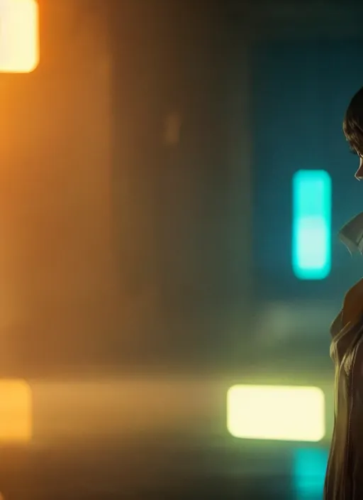 Image similar to film still of mary elizabeth winstead in blade runner 2 0 4 9, 8 k