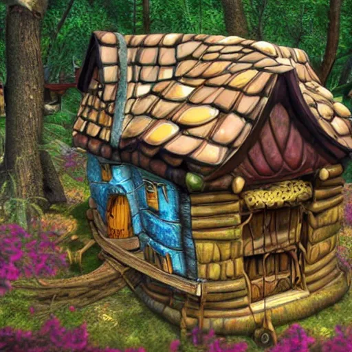 Image similar to baba yaga's house