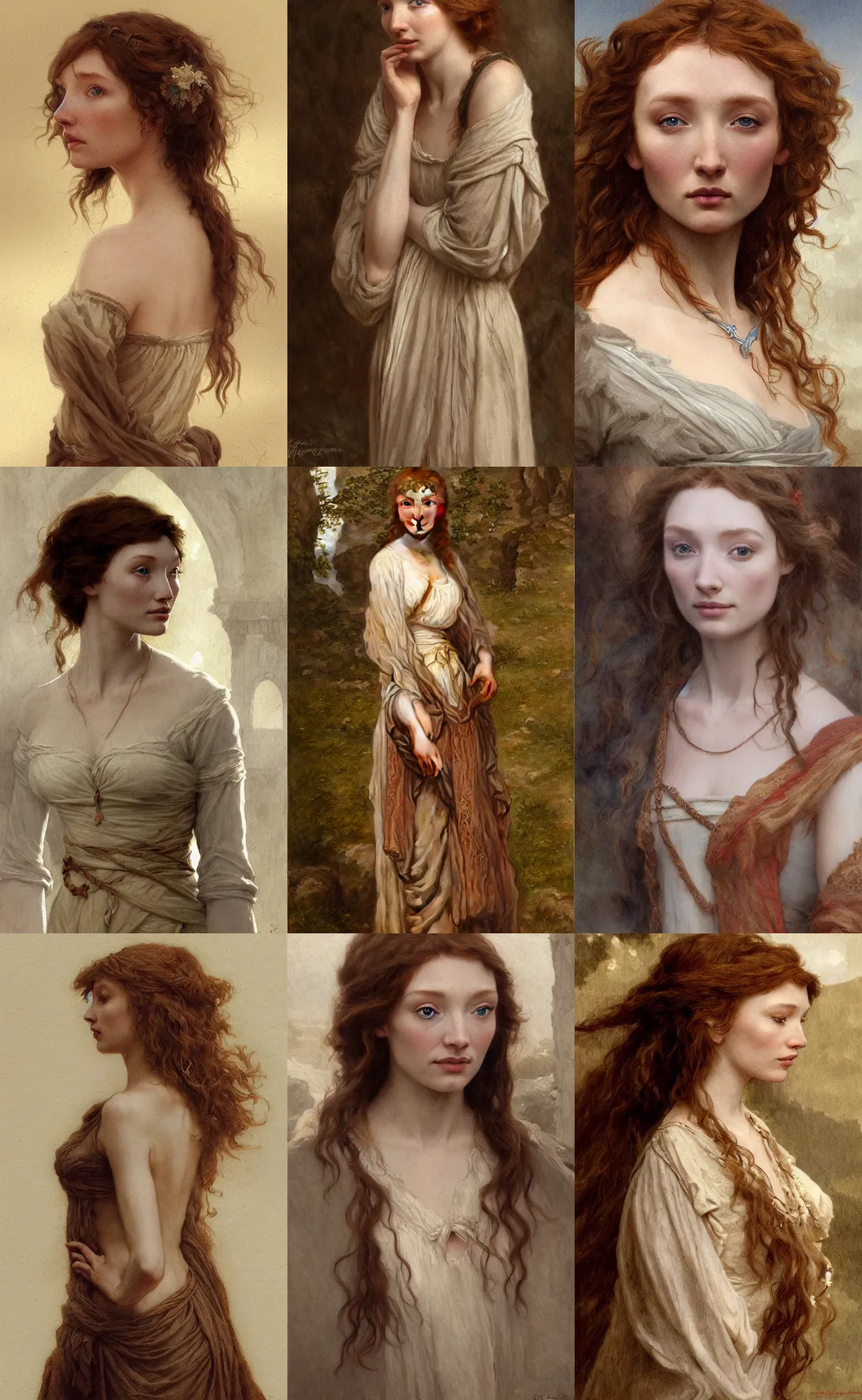 Prompt: eleanor tomlinson, traditional corsican, intricate, highly detailed, artstation, illustration, jurgens, rutkowski, bouguereau