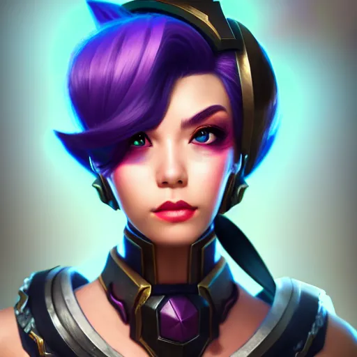 Image similar to portrait of Vi from League of Legends, by Fortiche Studio, by Riot Games, from Netflix's Arcane, trending on artstation,fine details, realistic shaded, fine-face, painted texture, pretty face,by Artgerm