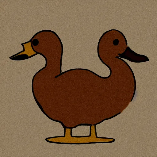 Image similar to a duck, modern, pictorial mark, iconic logo symbol