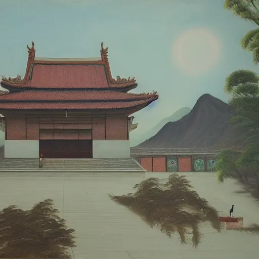 Image similar to “Quanzhou Kaiyuan Temple, oil on canvas, by Turner, 8k”