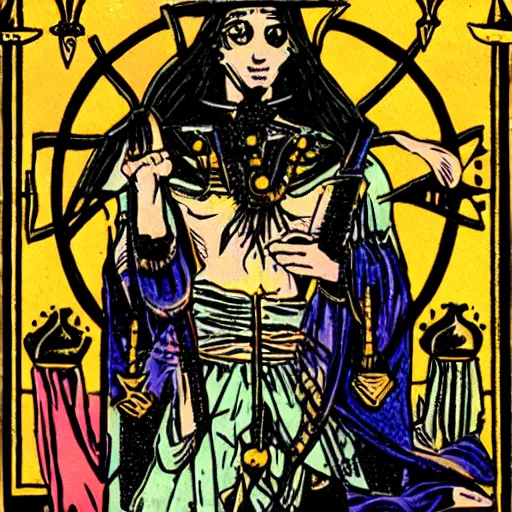 Prompt: tarot cards micha ulrich