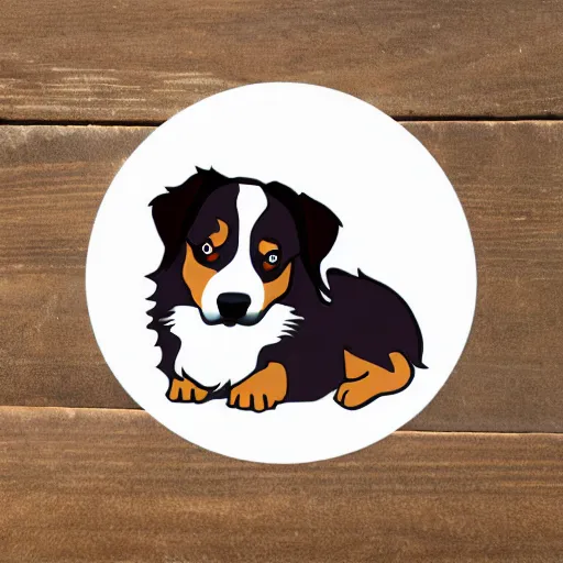 Image similar to australian shepherd die cut sticker