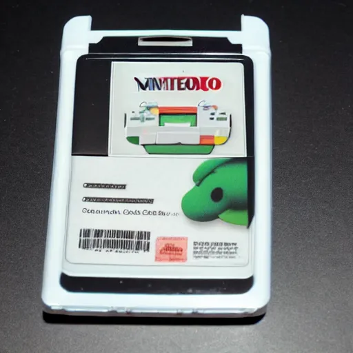 Prompt: a photo of a nintendo 64 game cartridge