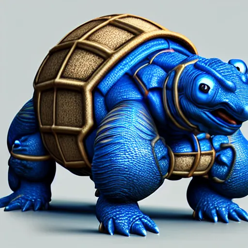 Prompt: blastoise, photorealistic, award winning photograph, intricate, very detailed, octane render, 4 0 mm