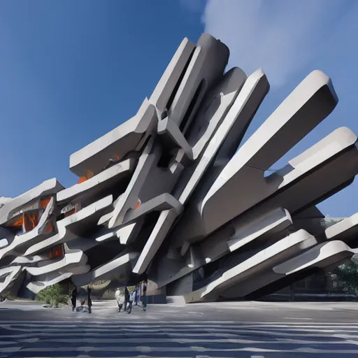 Prompt: mvrdv china animation museum in 2 0 1 5, by kazuyo sejima