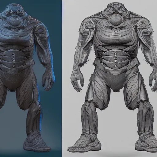 Image similar to character design, front and side elevation, by disney studios, 8 k