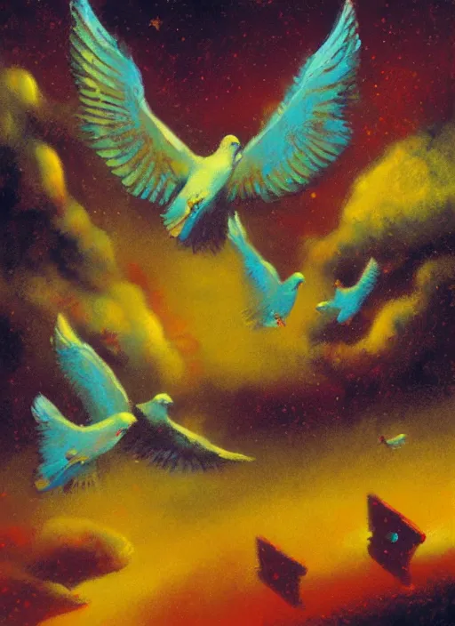 Image similar to freedom doves by paul lehr