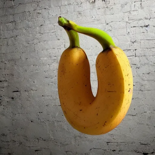 Image similar to a banana on a wall is considered art but something generated with a. i + human can't be?