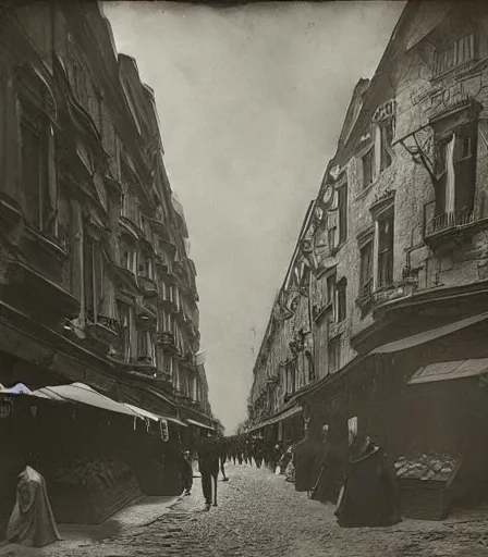 Image similar to high quality high detail photograph by by eugene atget, hd,