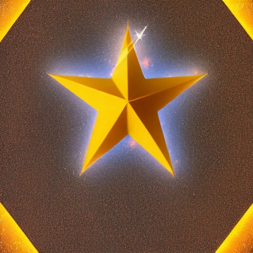 Image similar to blender render of a star