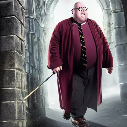 Image similar to obese harry potter, 4 k