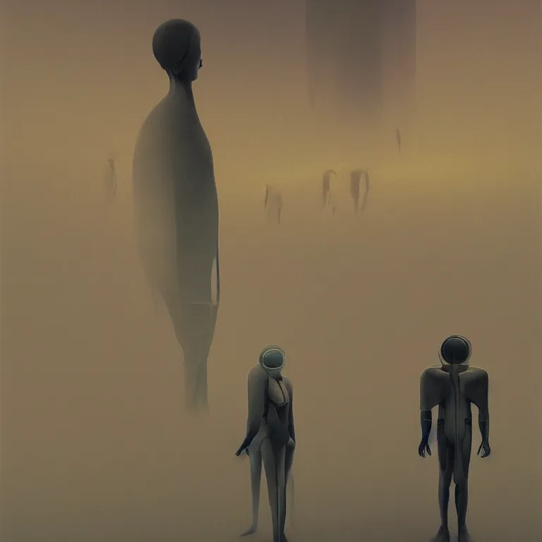 Prompt: futuristic album cover for Synthetic Android Intelligence and Microcircuitry by Zdzisław Beksiński and beeple, beautiful modern colors, ultradetailed, 4k ultra