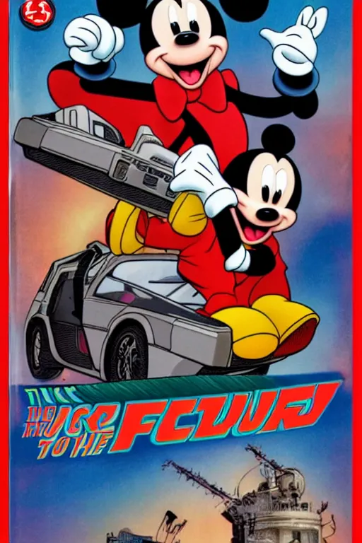 Image similar to Back to The Future part 96: the revenge starring Mickey Mouse