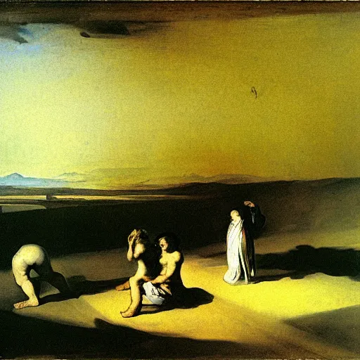 Image similar to last day on earth by francisco goya