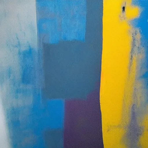 Image similar to abstract, blue, purple, yellow, burnt umber, nice composition