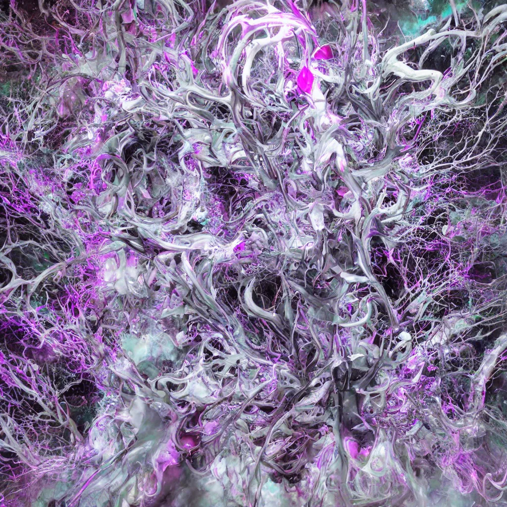Image similar to fluid chaos dialog generative dimensional nightmare, fragment neural msonantlers scape chaos, oblivion bleach gregation extruscape psychic, crystal chaos deeplearning compression filtered, hystermlp sculpture dissoldigitalart chaos