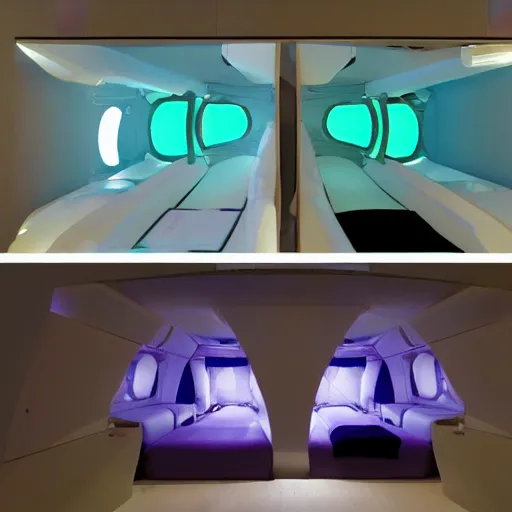 Image similar to cybernetic healing pods, diverse humans in healing pods, humans in healing pods, from the side, floating bodies, wide wide angle, vivid, elaborate, highly detailed, beautiful lighting