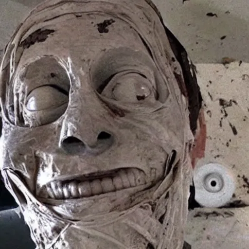 Image similar to mummified elon musk found in the ruins of his pyramid in the year 3 2 4 1