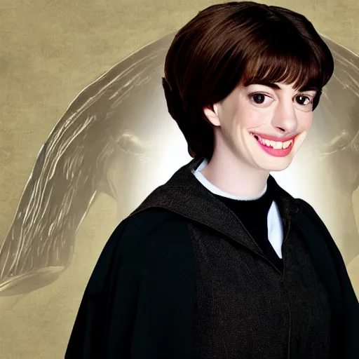 Image similar to anne hathaway as a harry potter character