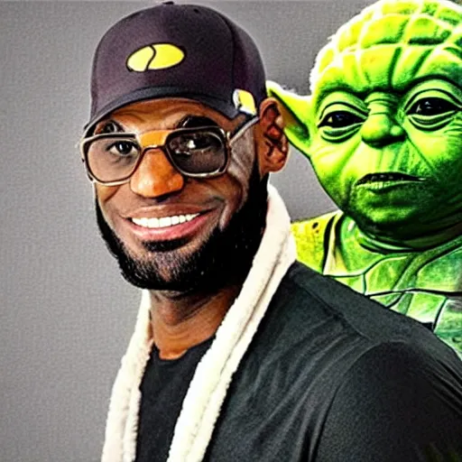 Prompt: lebron james as yoda