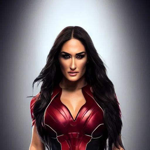 Image similar to Nikki Bella as a member of the avenger, detailed, realistic, 8K resolution,