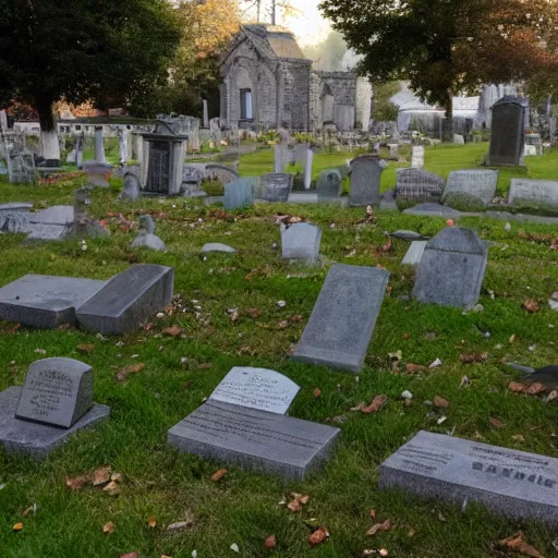 Image similar to some of my friends are gone, and some of my friends are sleeping - sleeping the churchyard sleep