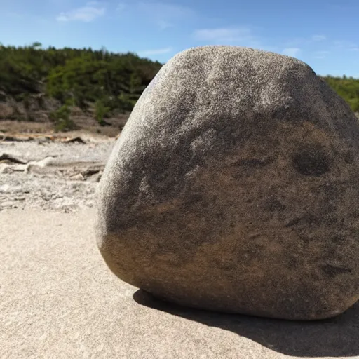 Image similar to a rock made out of water