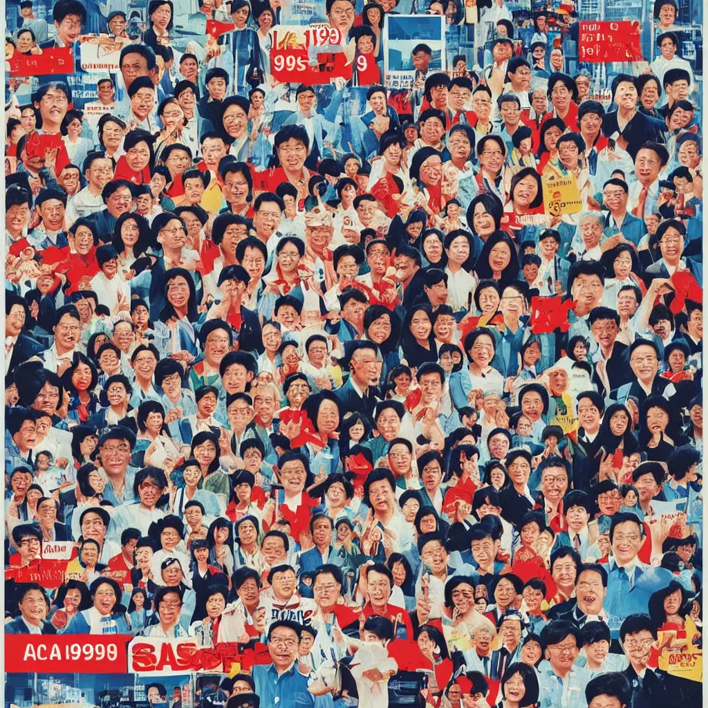 Image similar to a 1 9 9 0 s singaporean government camapign poster