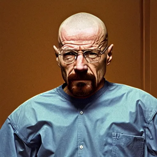 Prompt: walter white crying