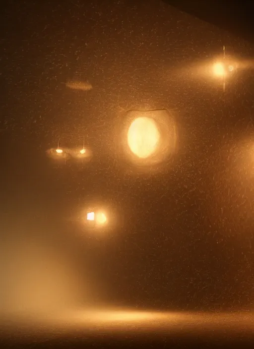 Prompt: mystery science theater 3 0 0 0, particles, volumetric light, hyperrealistic, ultradetailed, ominous, octane render