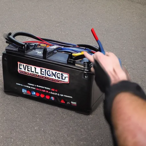 Image similar to an evil car battery