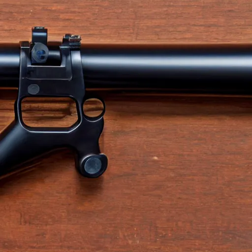 Image similar to minimalist lever action rifle