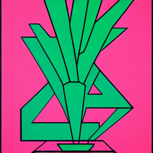 Image similar to constructivism monumental dynamic graphic super flat style succulents by avant garde poet, illusion psychedelic art, shallow conceptual figurative art, cut up, flat detailed sculpture, controversial poster art, italian poster art, geometrical drawings, no blur, low poly