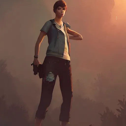 Image similar to natan el profeta, style game square enix life is strange remake, trending on artstation, painted by greg rutkowski, render with game the last of us parte ii details