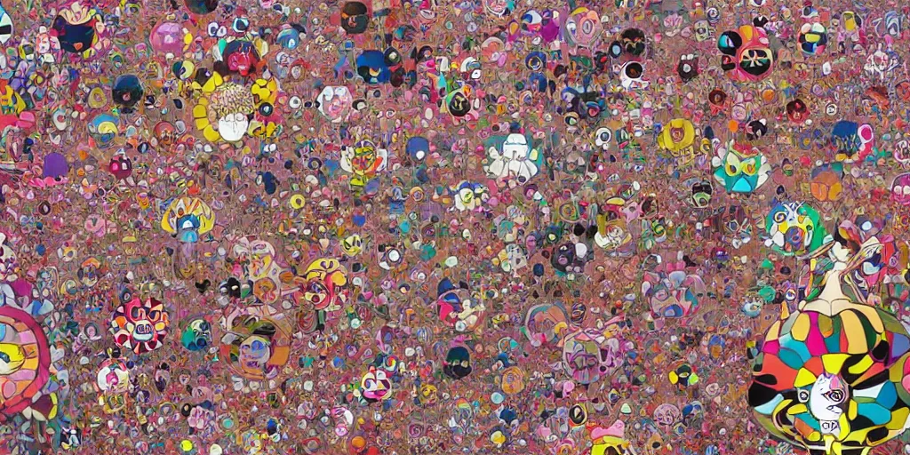 Image similar to DMT City by Martine Johanna and Takashi Murakami