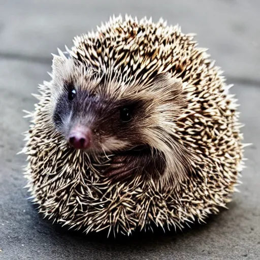 Image similar to “a hedgehog mixed with a turtle”