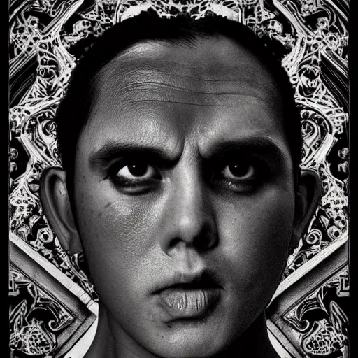Image similar to ultra - photorealistic, new horror movie poster from joko anwar, intricate details, sharp focus, perfect baroque like real project, symmetrical realistic, perfect face and anatomy ultra - details, 4 k, uhd.