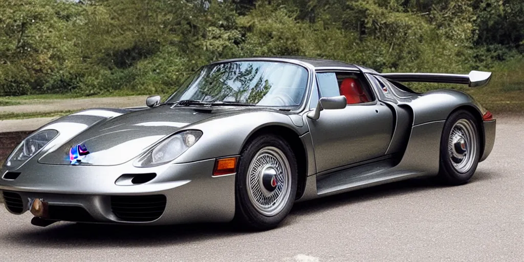 Image similar to “1980s Porsche 918”