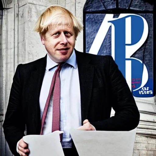 Prompt: Boris Johnson as the 10th Doctor