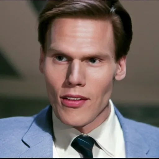 Image similar to Live Action Still of Jerma985 in Airplane!, real life, hyperrealistic, ultra realistic, realistic, highly detailed, epic, HD quality, 8k resolution, body and headshot, film still