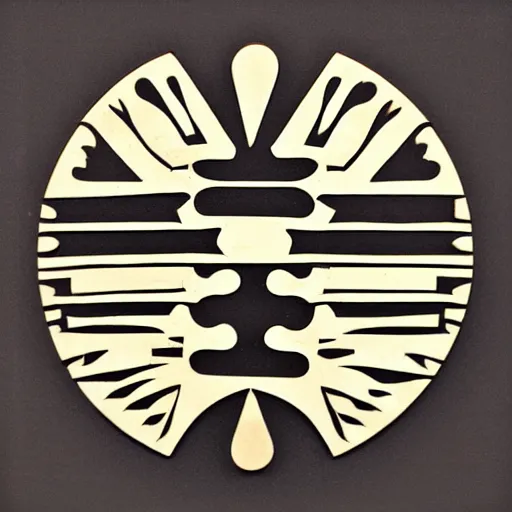 Image similar to kalimba wooden logo black and white