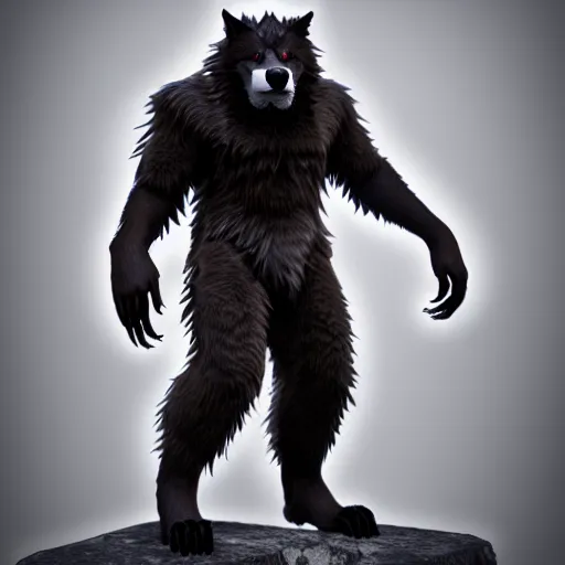 Image similar to cute handsome cuddly werewolf from van helsing unreal engine hyperreallistic render 8k character concept art masterpiece