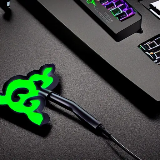 Image similar to razer RGB gaming fork