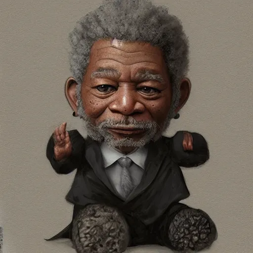 Prompt: !dream Morgan Freeman as a cute plush toy, digital painting, artstation, concept art, sharp focus, illustration, art by greg rutkowski and alphonse mucha, highly detailed
