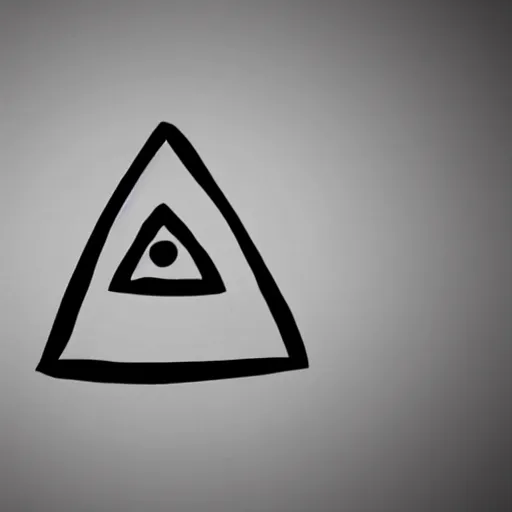Prompt: black triangle ufo