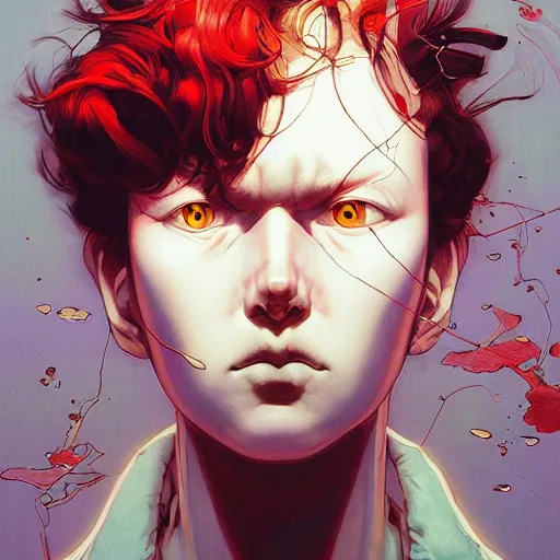 Prompt: prompt : doomer portrait soft light painted by james jean and katsuhiro otomo and erik jones, inspired by akira anime, smooth face feature, intricate oil painting, high detail illustration, sharp high detail, manga and anime 1 9 9 9